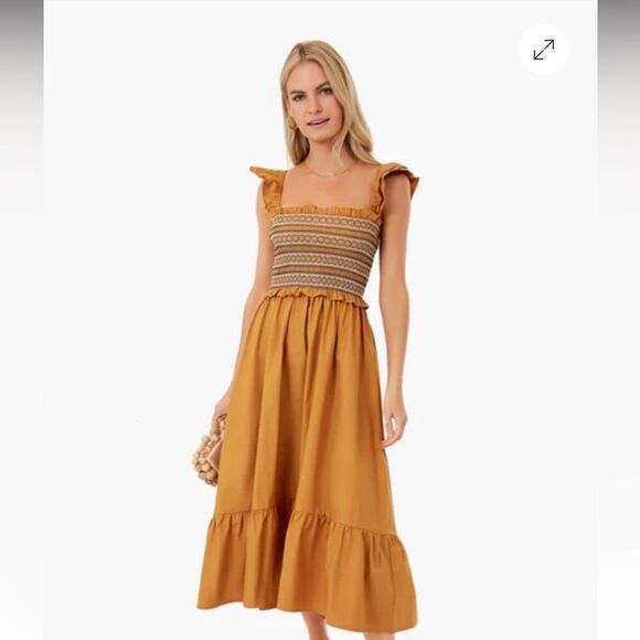 En Saison Marigold Penelope Midi Dress - Picture 2 of 9